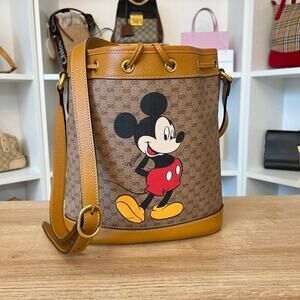 Gucci x Disney Mickey Mouse Bucket Bag Printed Mini GG
